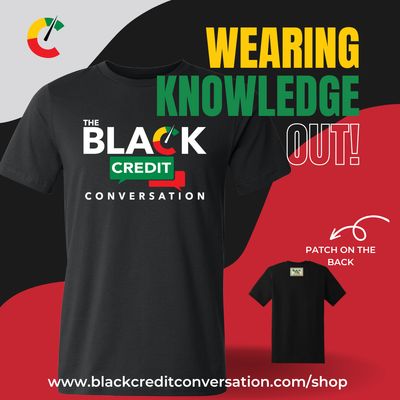 Adult The Black Credit Conversation Tee