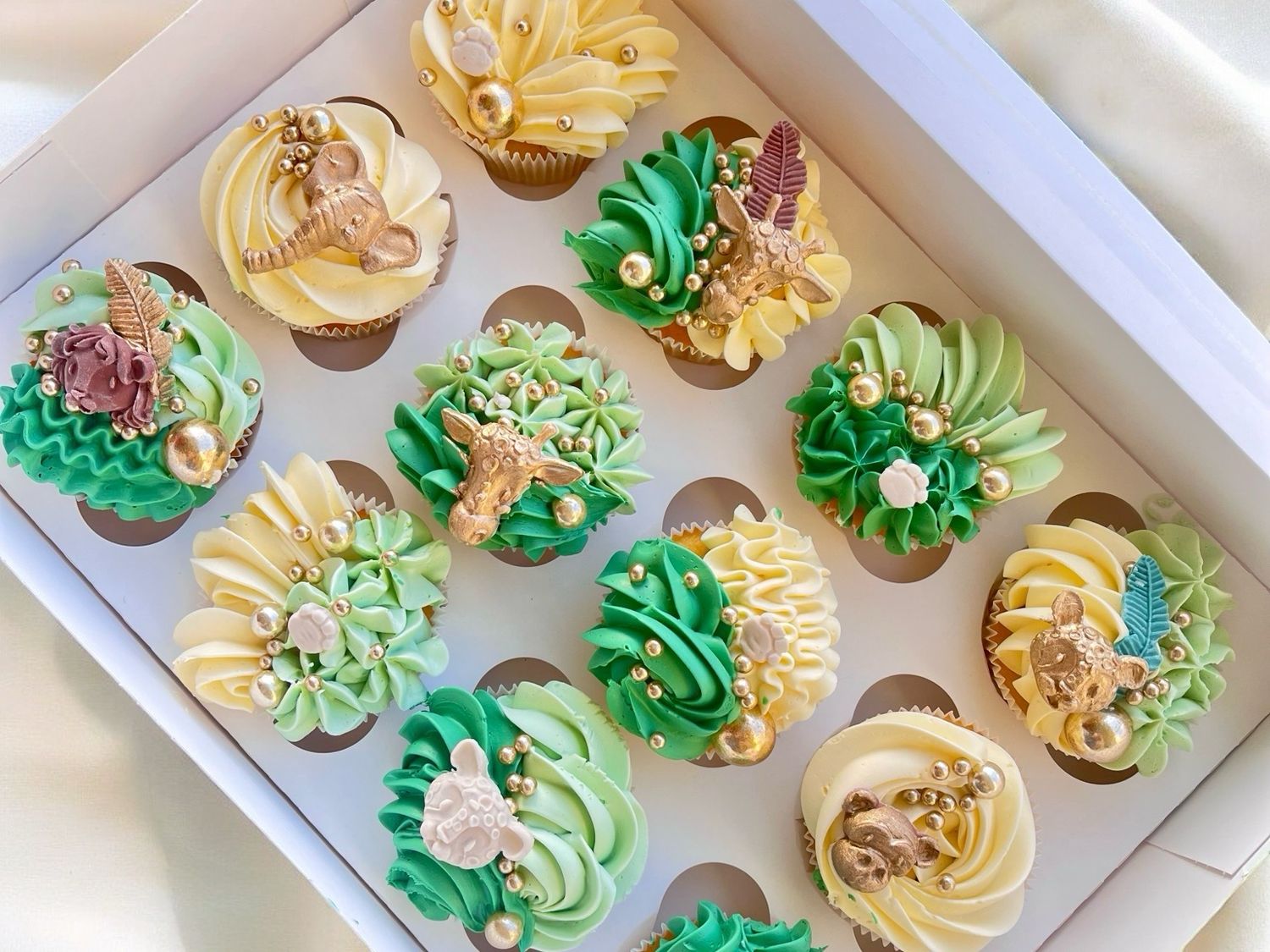 Safari Cupcakes 12stk 