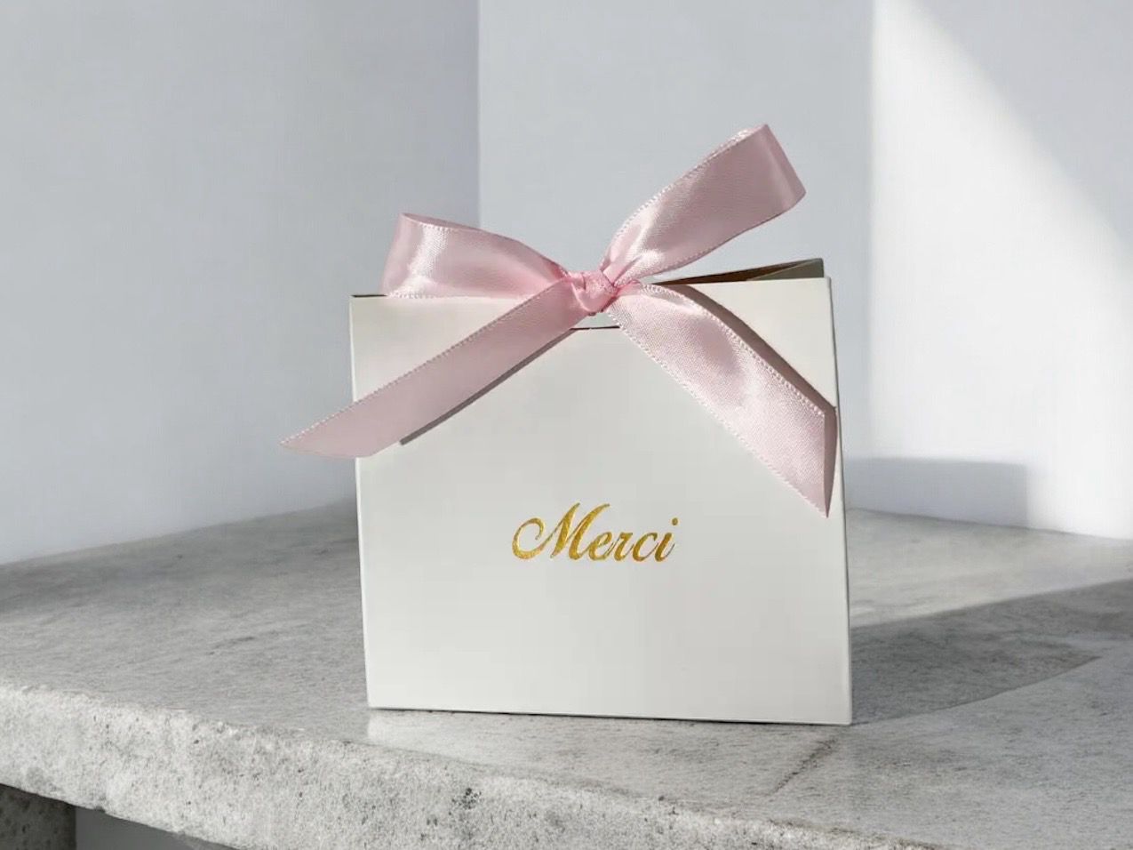 Merci Tütchen weiß
