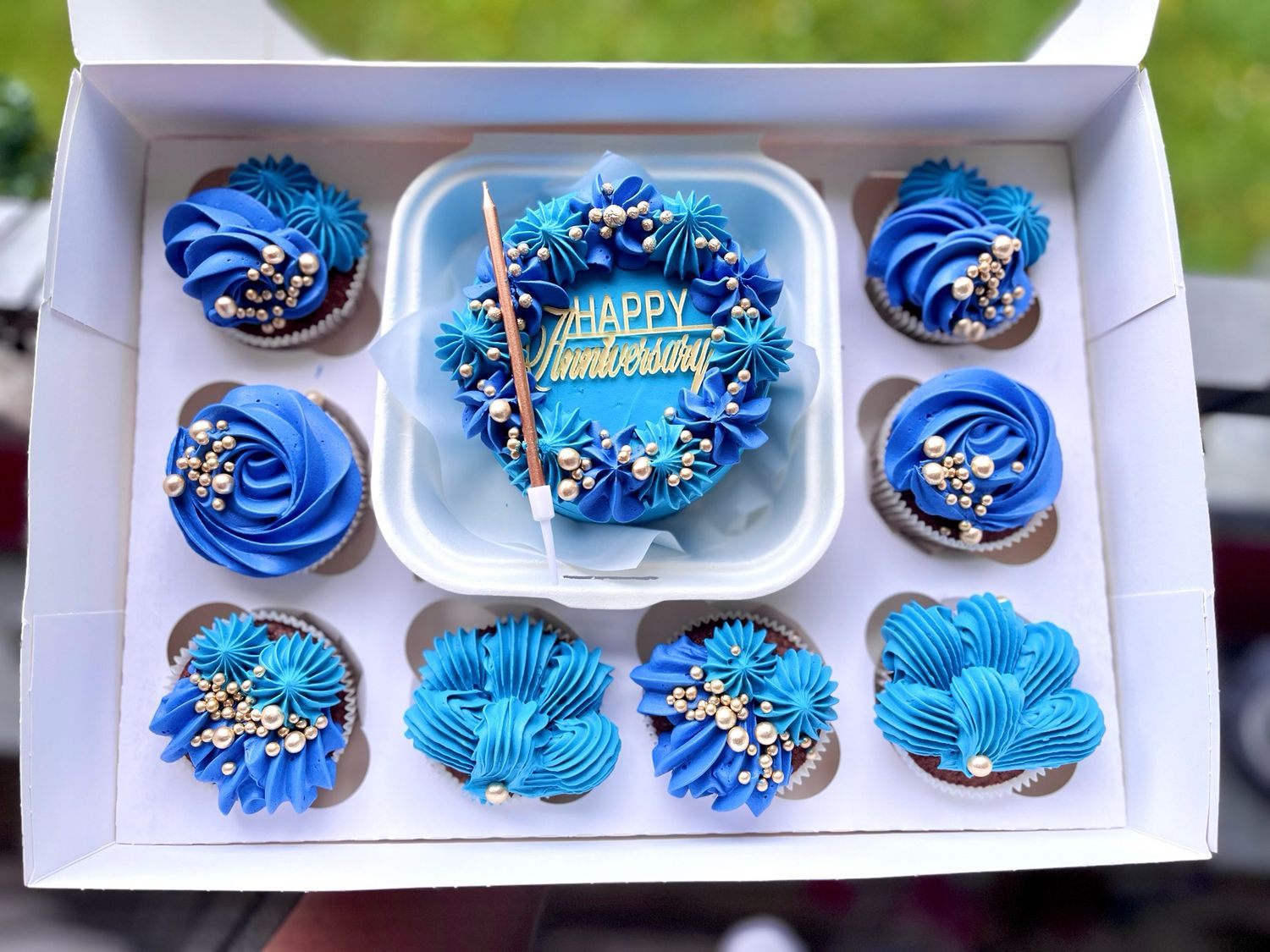 Bento Cake + 8 Cupcakes 