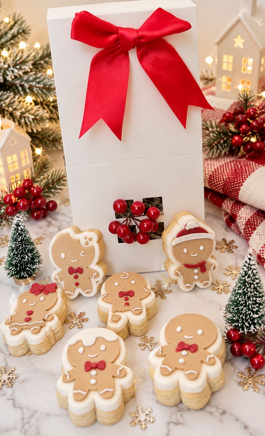 6 Mini Lebkuchen Kekse 