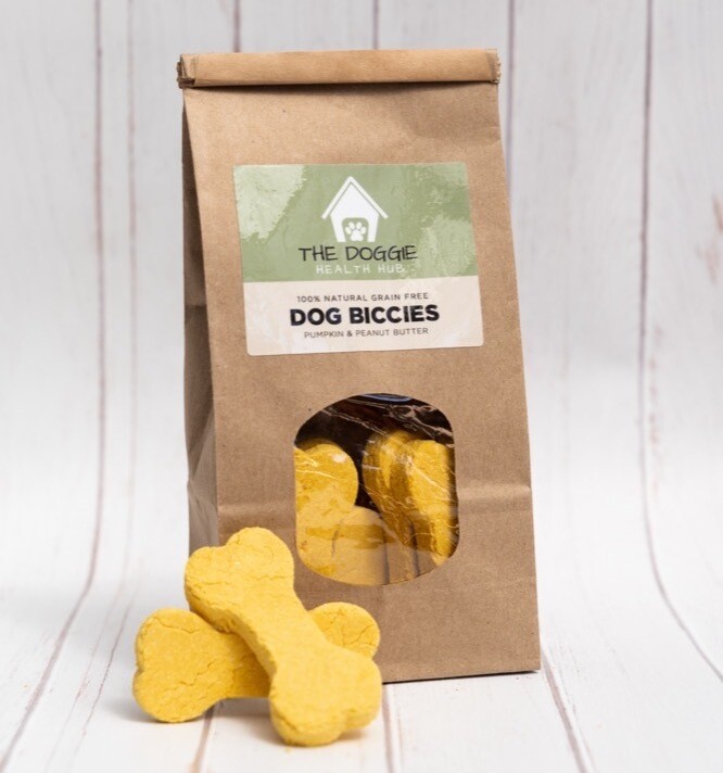 Pumpkin &amp; Peanut Butter ( 14 pack small biccies)