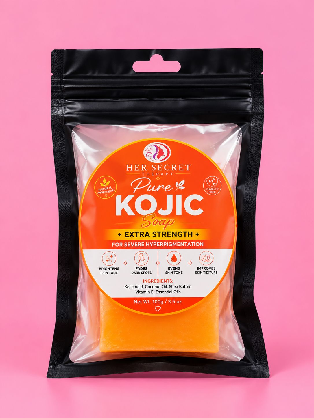 Pure kojic soap