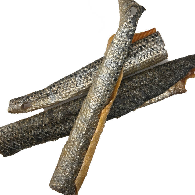 Salmon Skin Roll Natural Dog Treats & More Rufffs Dog Supplies