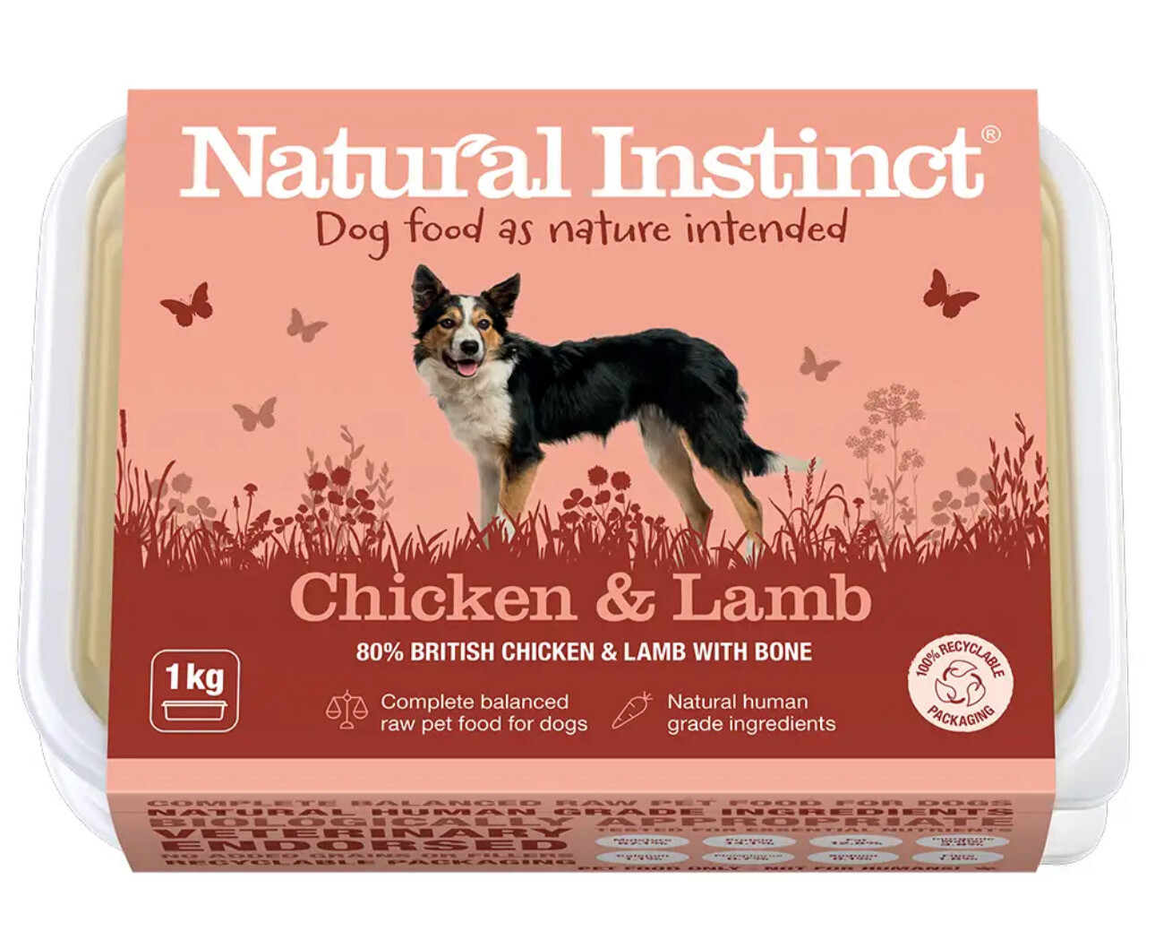 Natural Instinct Chicken + Lamb 1kg