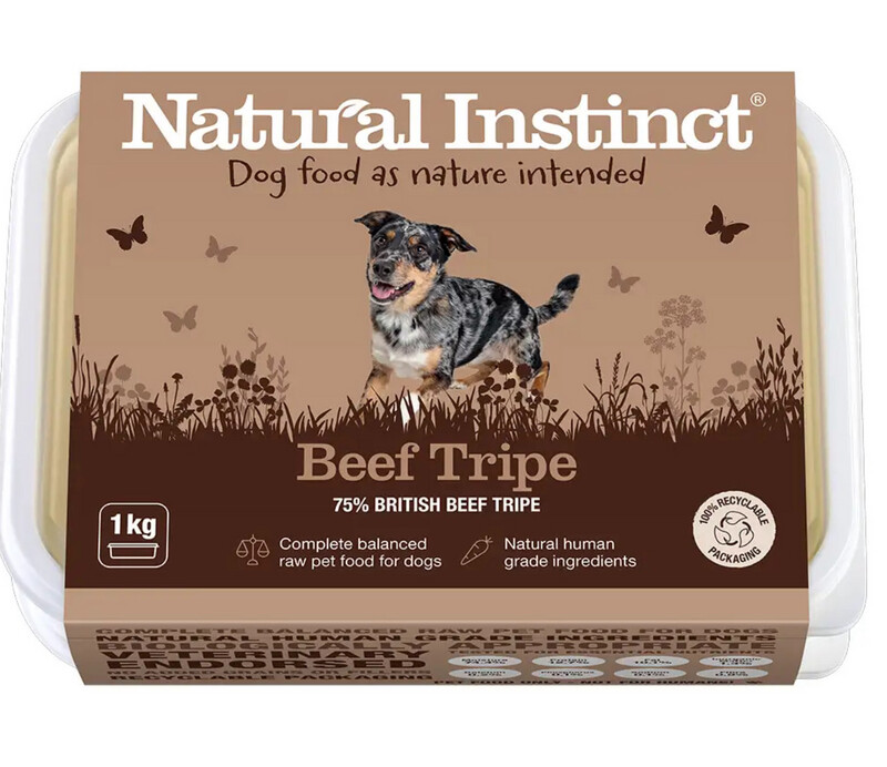 Natural Instinct Beef Tripe 1kg