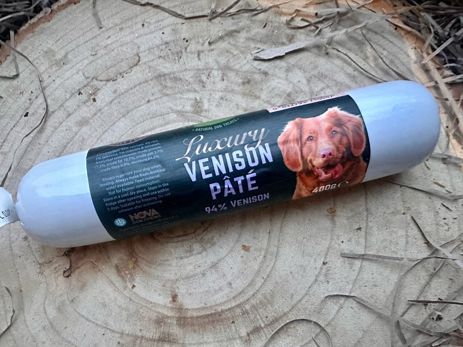 Luxury Venison Pate 400g