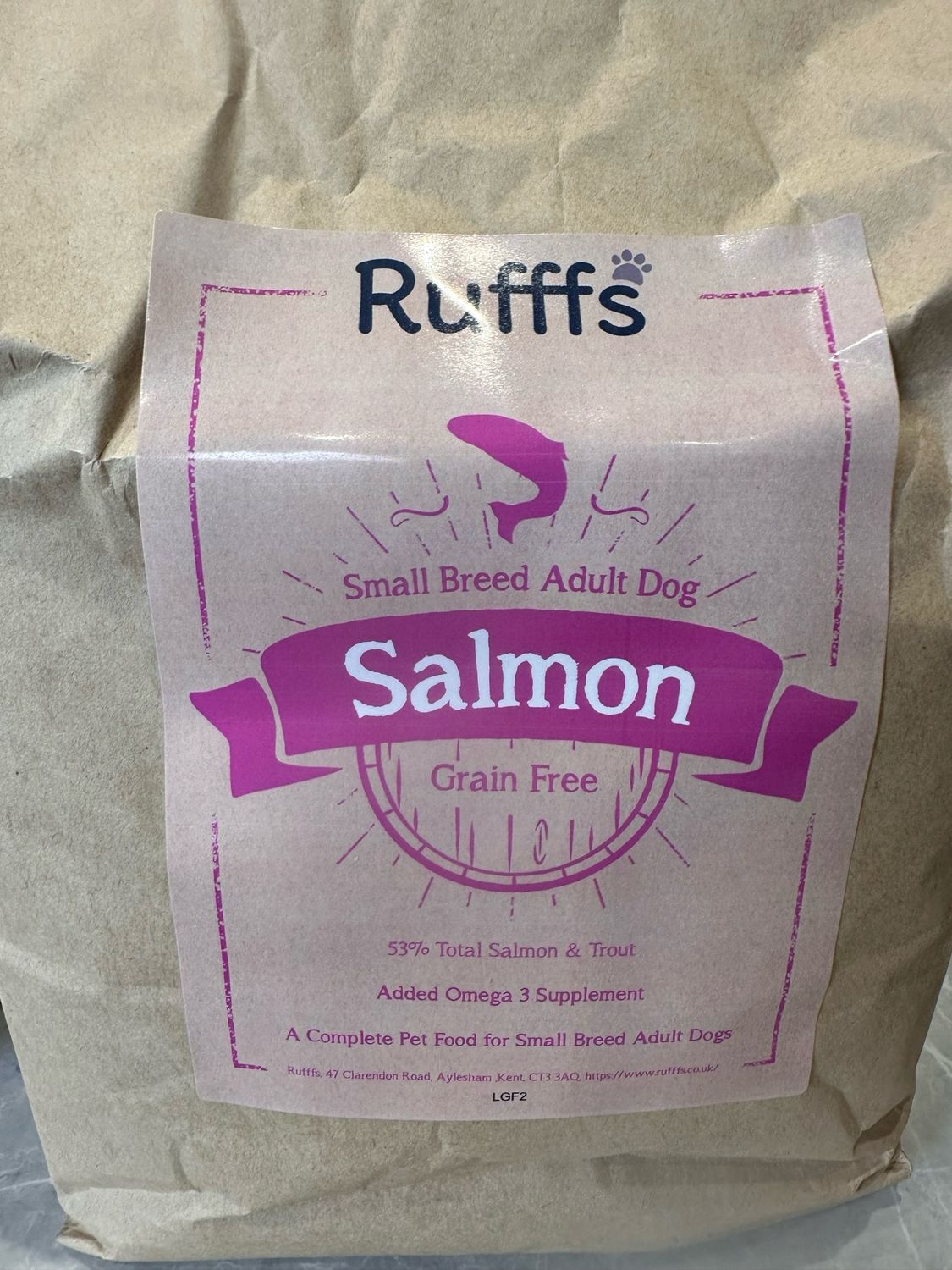 Rufffs Small Breed Adult Salmon 2kg