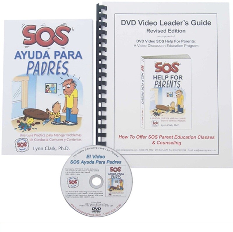 Spanish Parents  &quot;Video KIT SOS Ayuda Para Padres&quot; educational KIT includes DVD, Video Leader&#39;s Guide, etc.