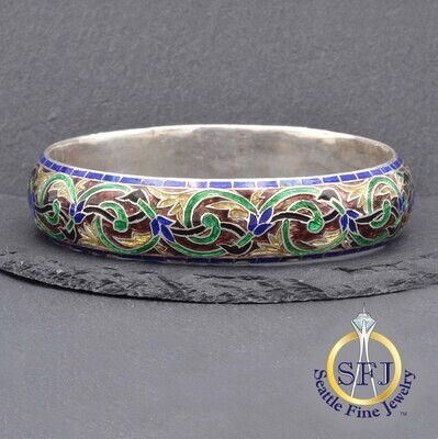 Cloisonne Hand Enameled Colorful 