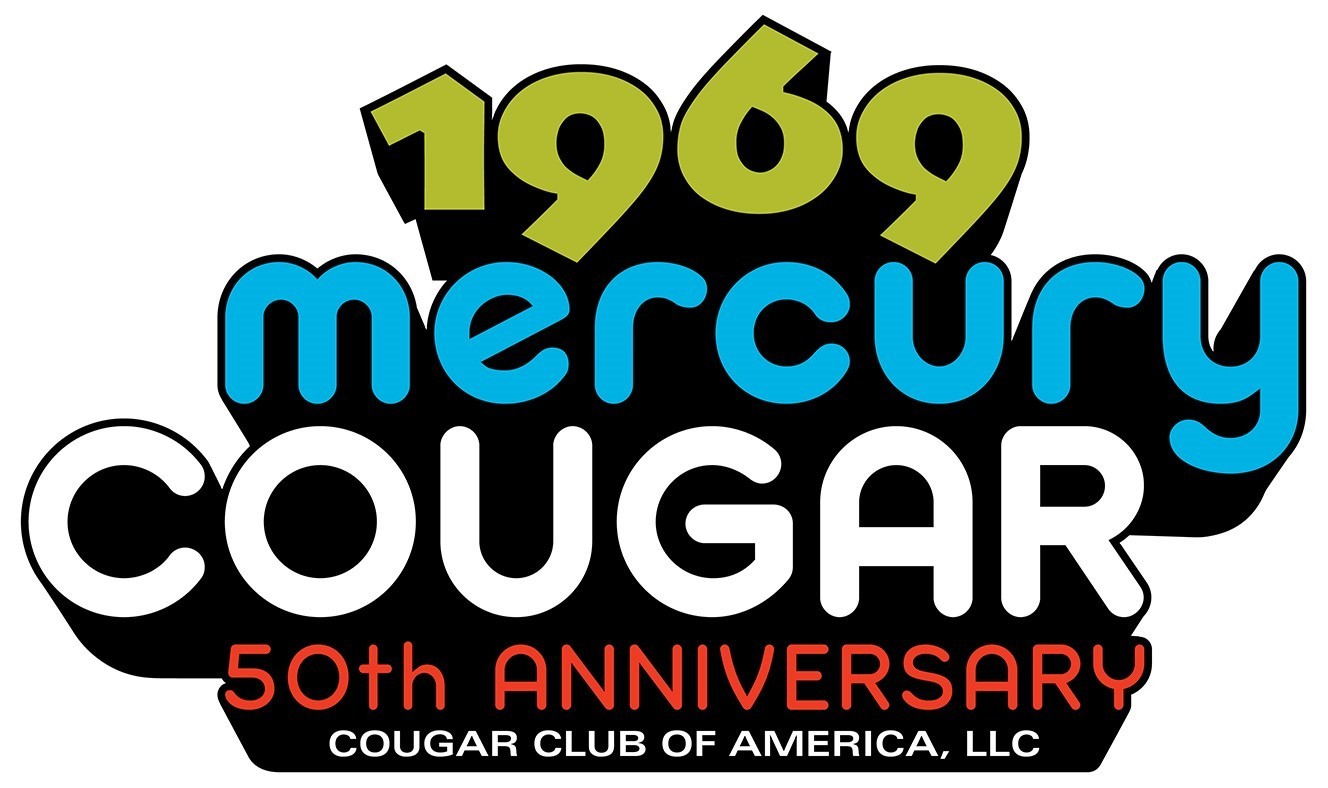 1969 Mercury Cougar 50th Anniversary Window Cling