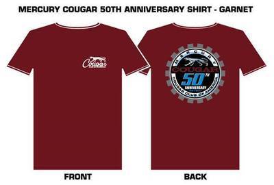 Cougar 50th Anniversary Garnet T- shirt