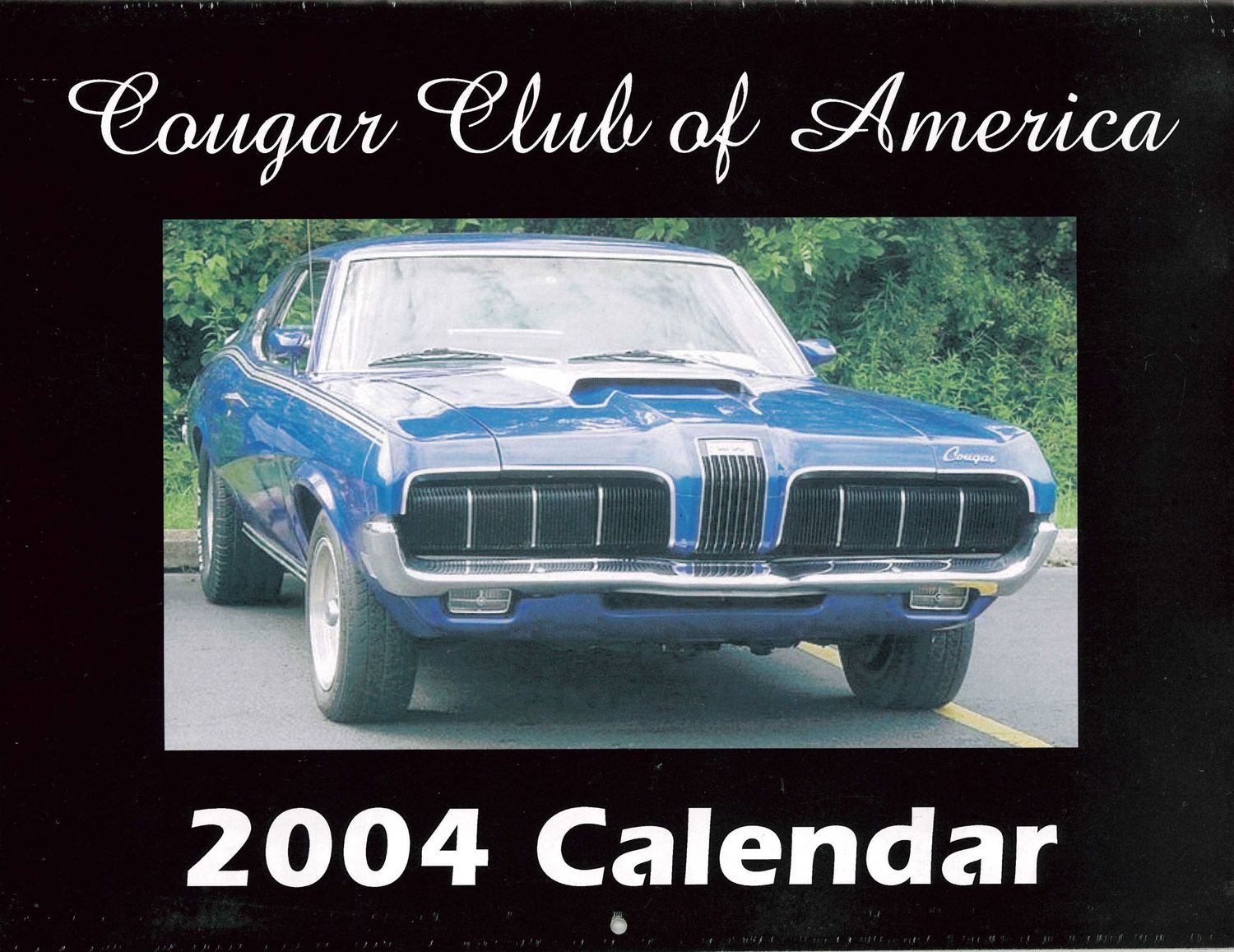 2004 Cougar Club of America Calendar