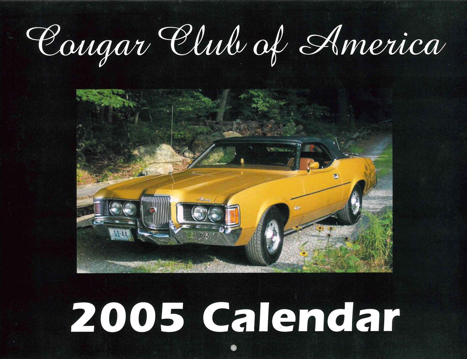 2005 Cougar Club of America Calendar