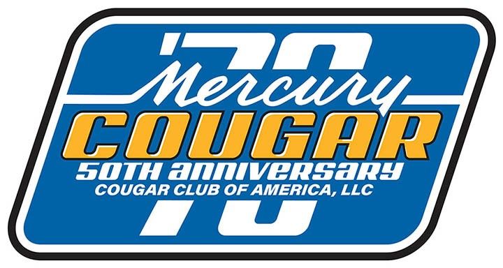 1970 Mercury Cougar 50th Anniversary Window Cling