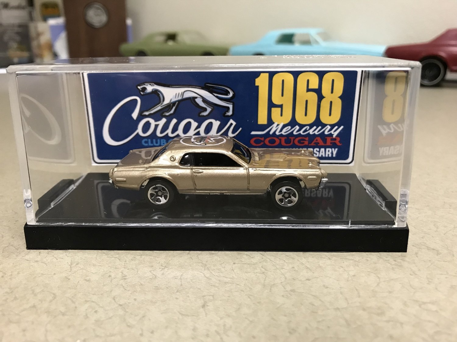 1968 50th Anniversary Collectible Die Cast Cougar (Gold)