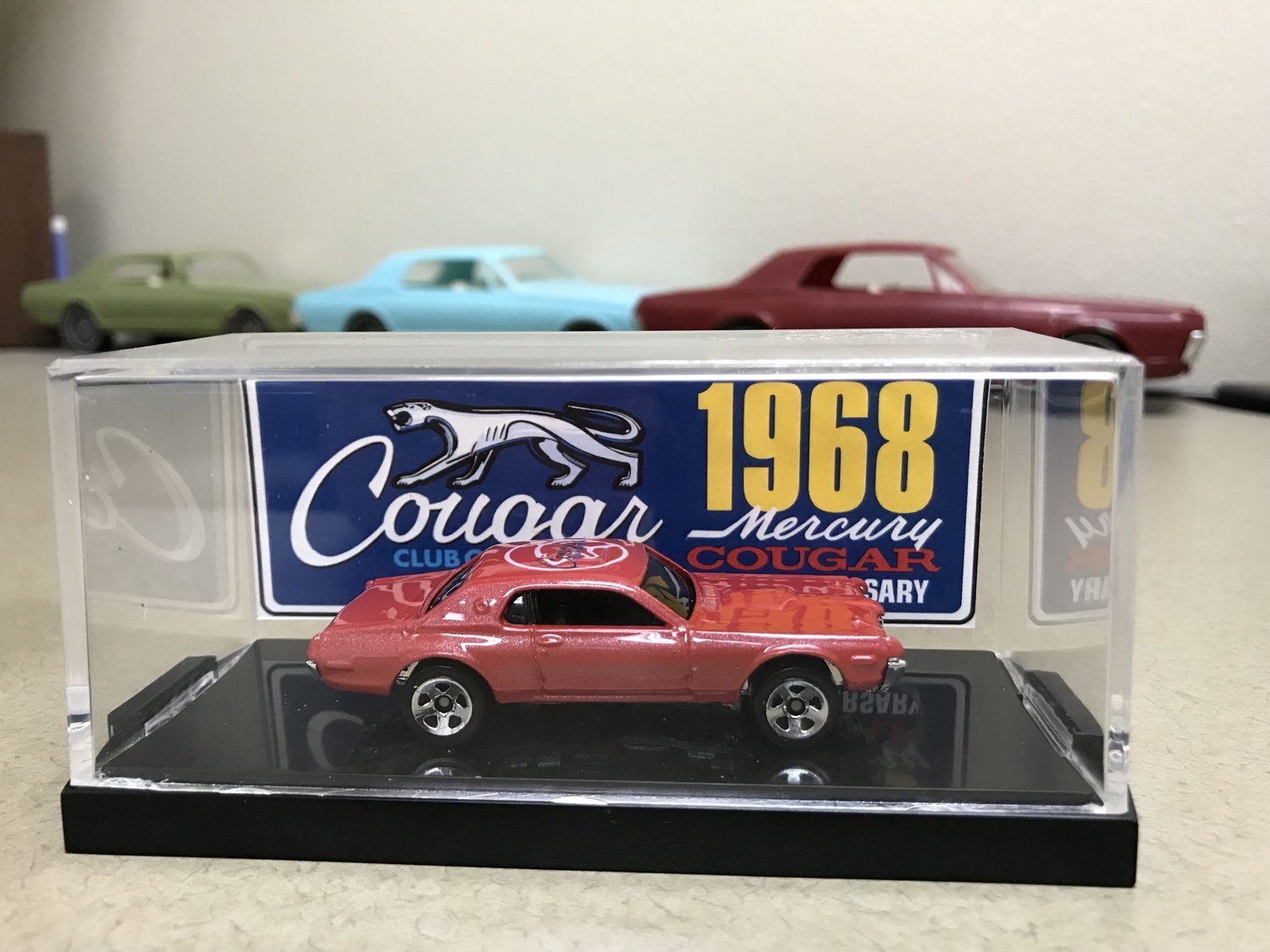 1968 50th Anniversary Collectible Die Cast Cougar (Red)