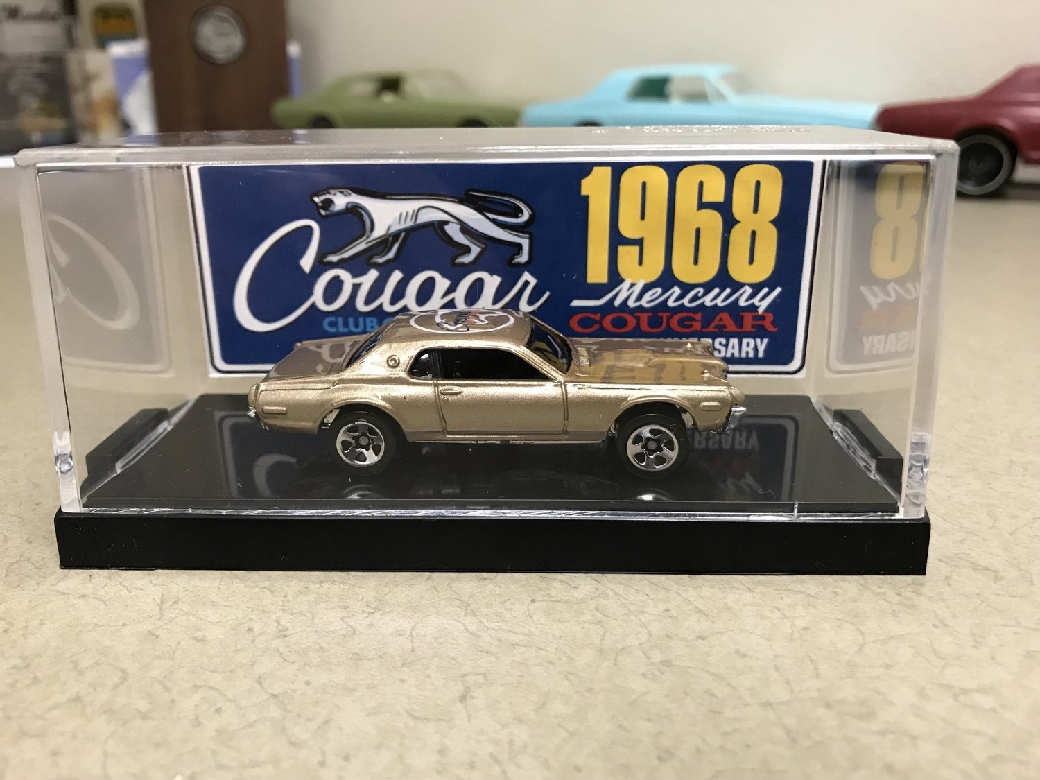 1968 50th Anniversary Collectible Diecast Cougar (Gold)