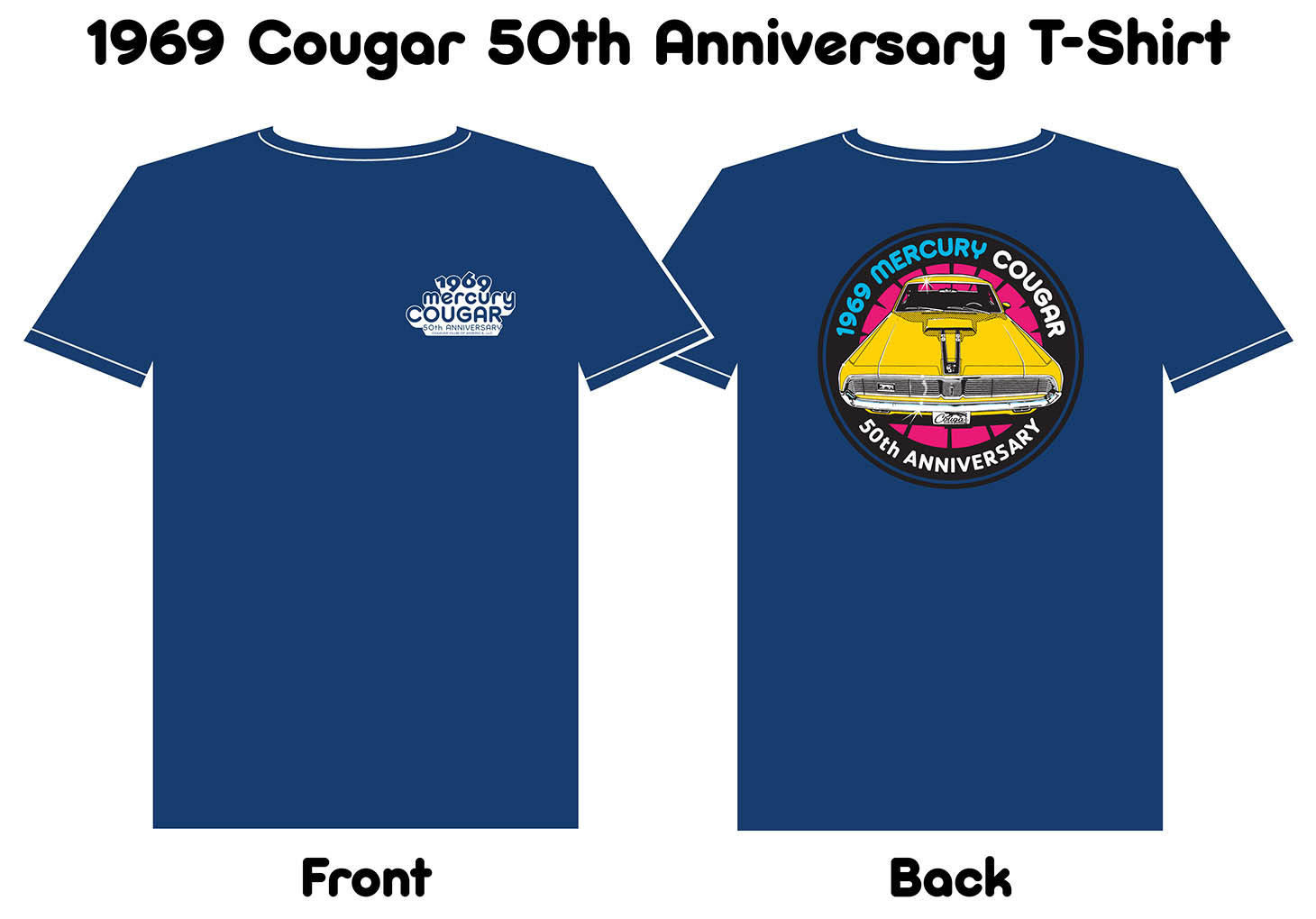 1969 Cougar 50th Anniversary Shirt - Men