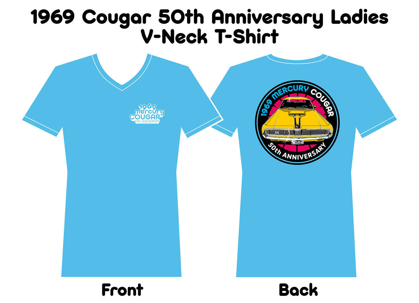 1969 Cougar 50th Anniversary Shirt - Women