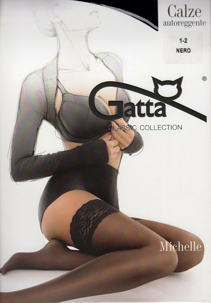 MICHELLE 01- Samodržeće čarape 20 DEN-a