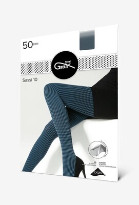 SASSI 10 - Ženske čarape 50 DEN - Midnight Nero SASSI 10 - Ženske čarape 50 DEN - Midnight Nero