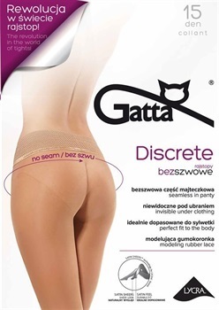 DISCRETE- Čarape bez šavova 15 DEN