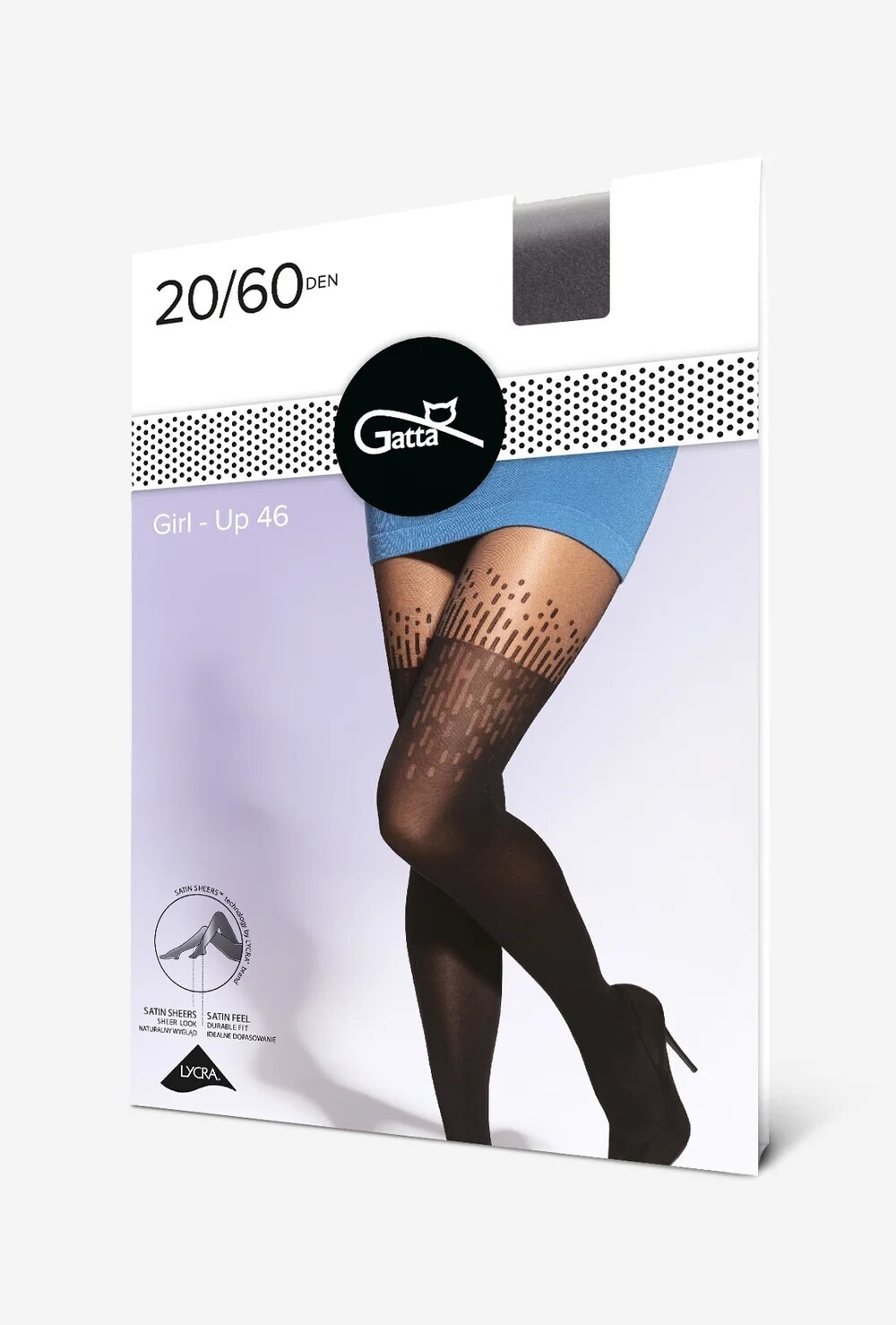 GIRL-UP 46 - Ženske čarape 20/60 DEN