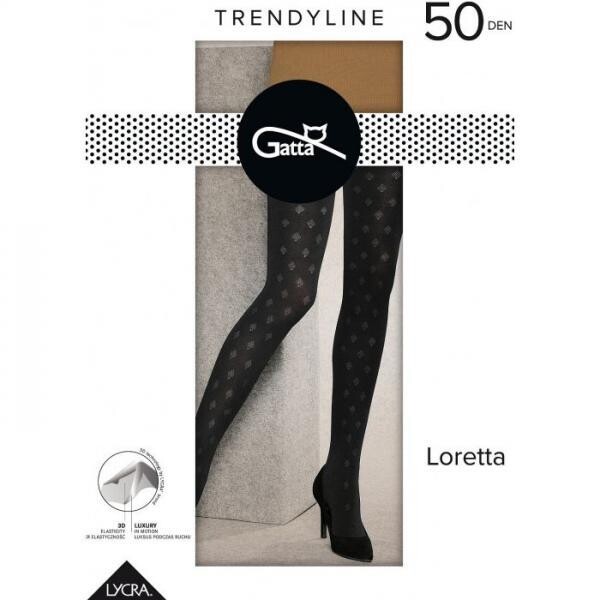 LORETTA 123 - Ženske čarape mikrofiber 50 DEN