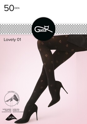 LOVELY 01 -Ženske čarape 50 DEN