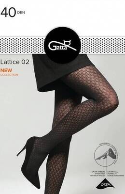 LATTICE 02- Ženske čarape 40 DEN