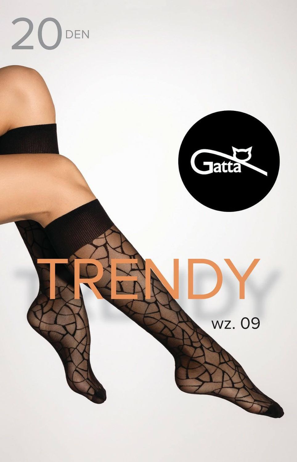 GATTA TRENDY KNEE SOCKS 09 - 20 DEN-a
