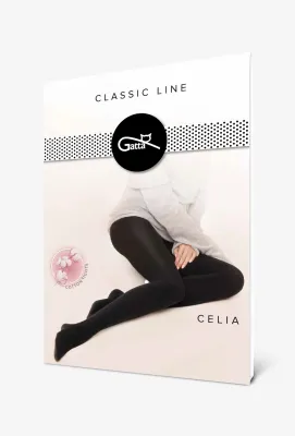 CELIA - Pamučne ženske čarape - Tamno sive