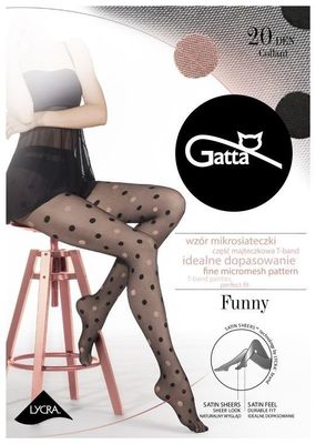FUNNY 07 - A - Ženske čarape 20 DEN