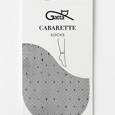 CABARETTE SOCKS 01 - Ženske mrežaste sokne