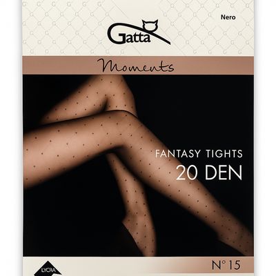 GATTA MOMENTS - FANTASY 15 Ženske čarape 20 DEN
