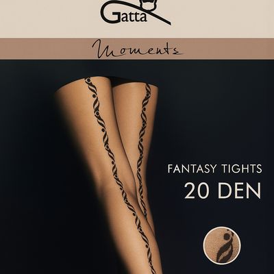 GATTA MOMENTS - FANTASY 24 Ženske čarape 20 DEN