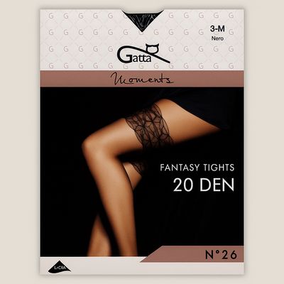 GATTA MOMENTS - FANTASY 26 Ženske čarape 20 DEN