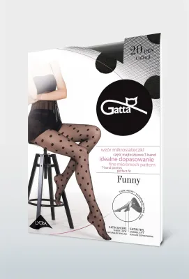 FUNNY 07- Ženske čarape 20 DEN