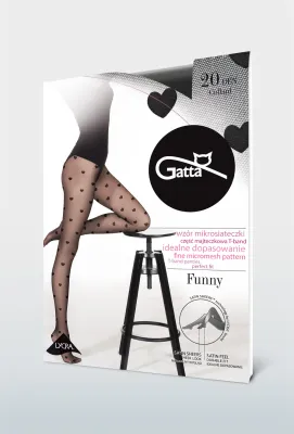 FUNNY 08- Ženske čarape 20 DEN