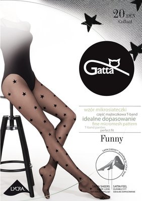 FUNNY 06- Ženske čarape 20 DEN