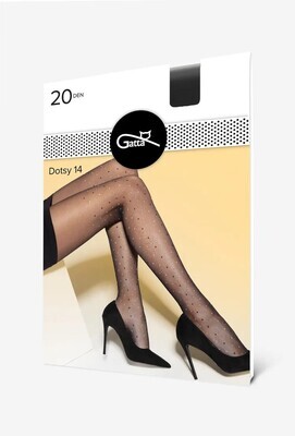 DOTSY 14 - Čarape sa radom 20 DEN - Nero