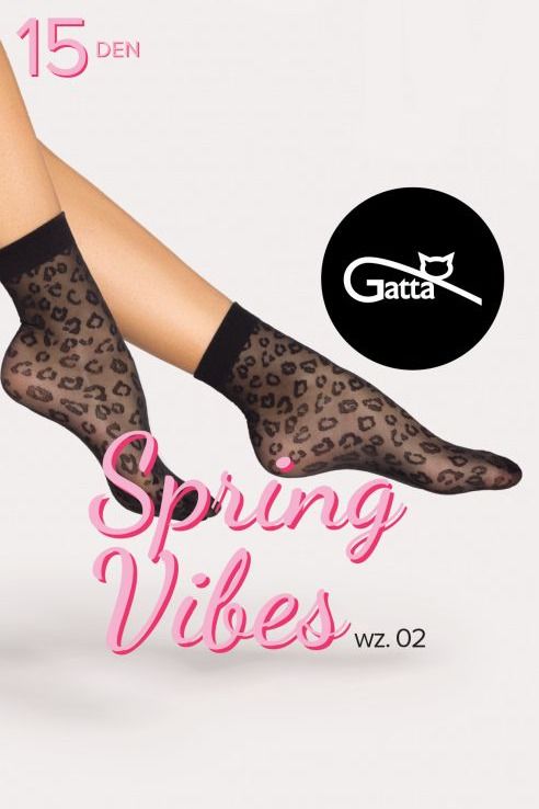 Ženske sokne 15 DEN Gatta Spring Vibes 02