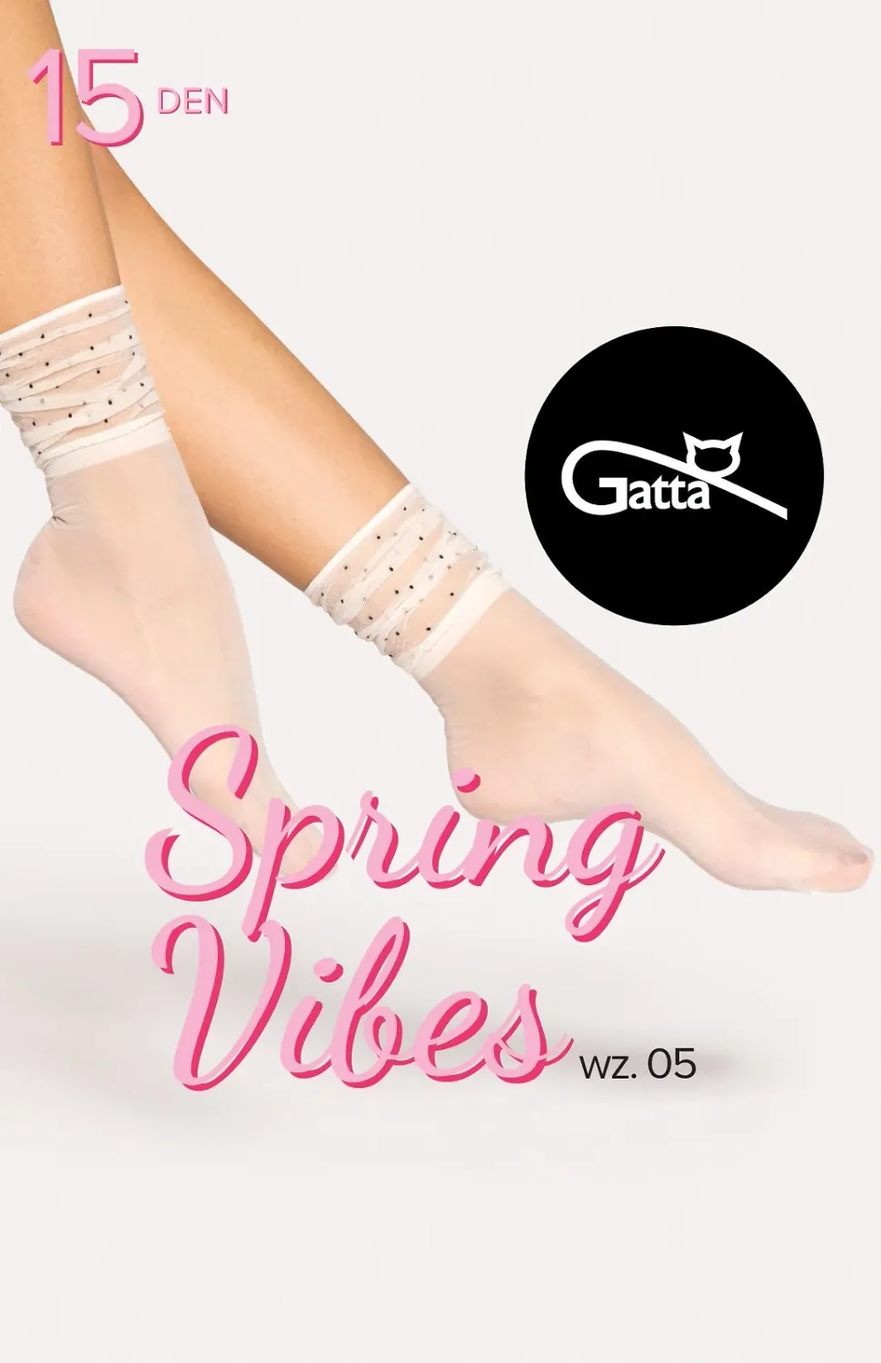 SPRING VIBES 05 – Ženske sokne 15 DEN
