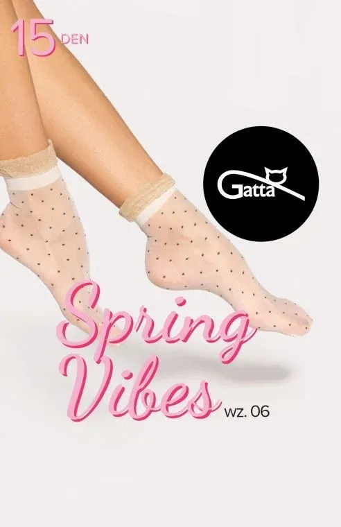 SPRING VIBES 06 – Ženske sokne 15 DEN