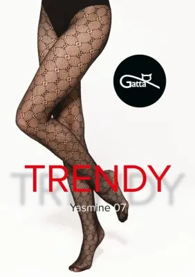 Ženske ažurne hulahopke Gatta Yasmine 07