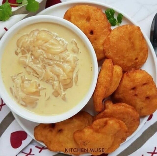 Pap and Beans ball(Akara)