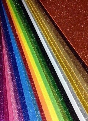 Fogli Gomma Eva Glitterata Nera - 10 Pezzi 40x60cm, Spessore 2mm - Foto 11