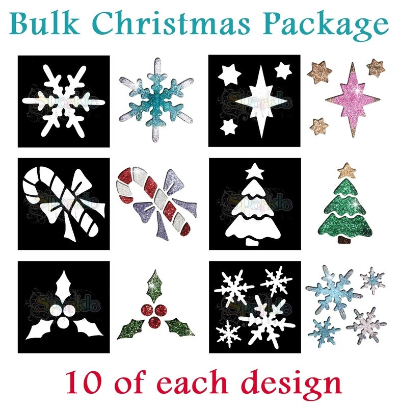Bulk Christmas Stencil Package