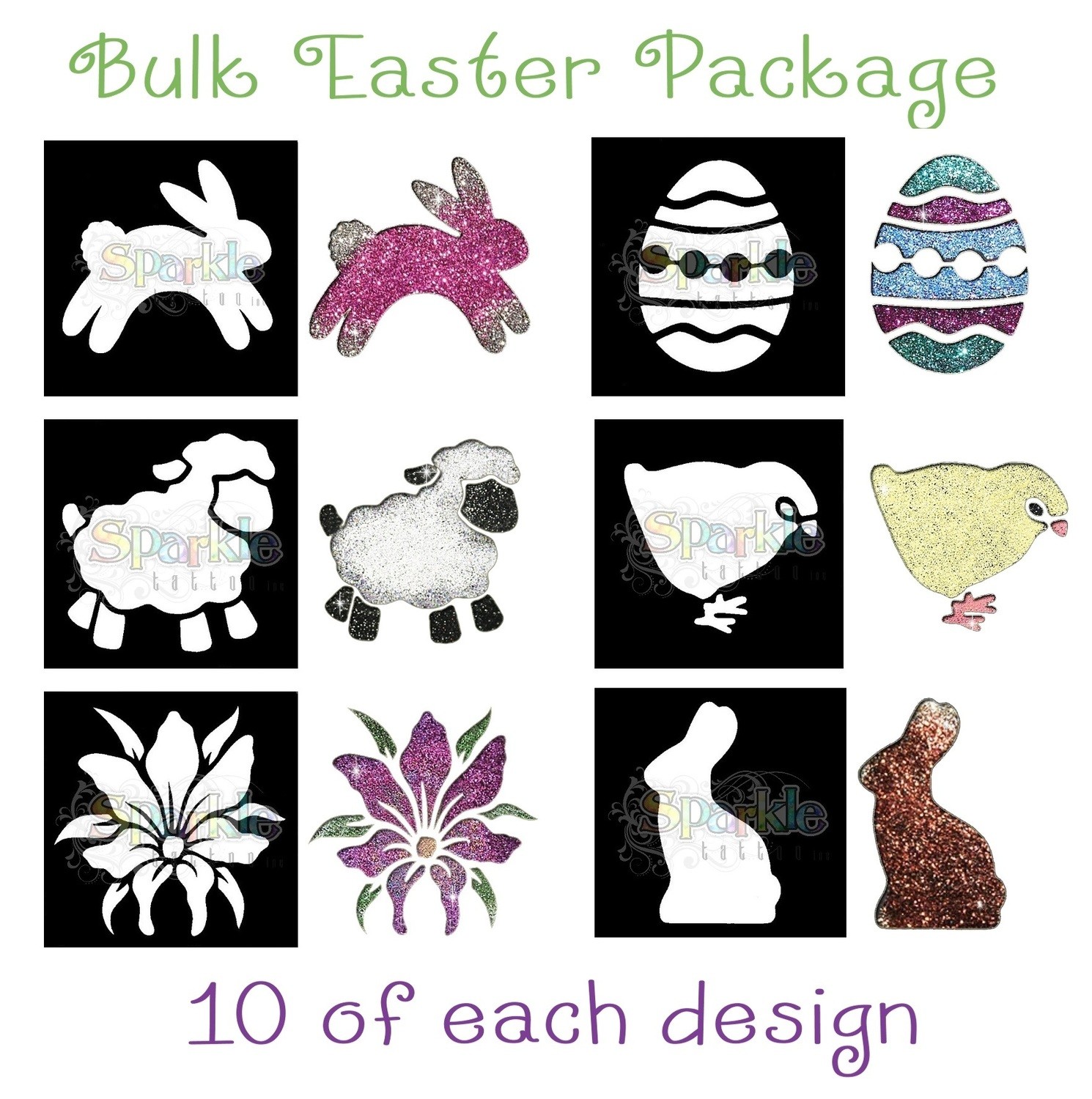 Bulk Easter Stencil Package